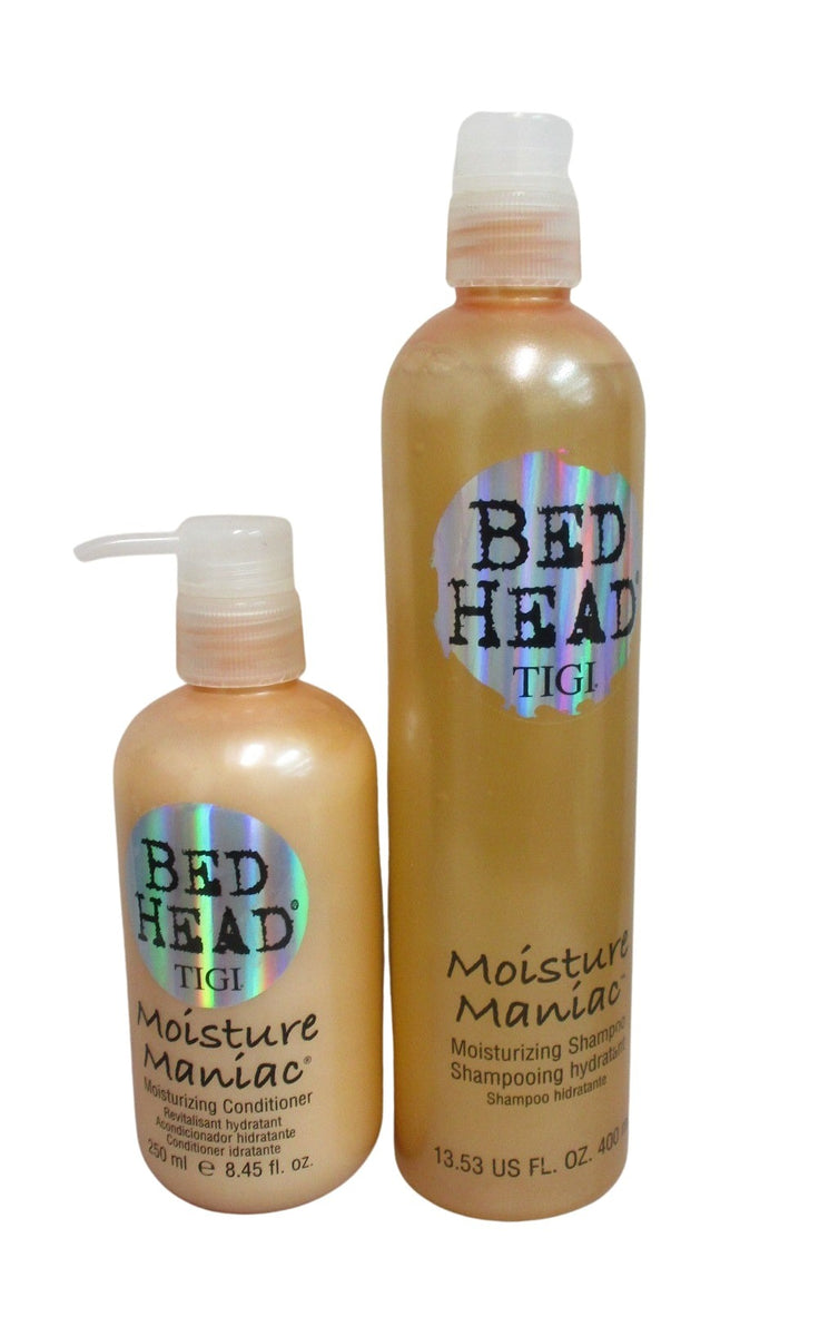 Tigi Bed Head Moisture Maniac Shampoo13.5 oz And Conditioner 8.45oz Du