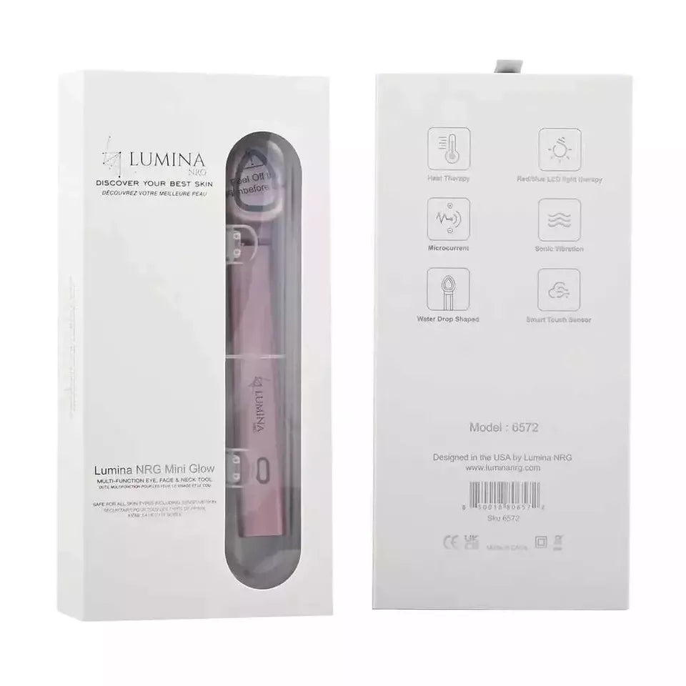 Lumina NRG Microderm Device w/ 4 Attachment Heads, 10 Filters & USB Cord