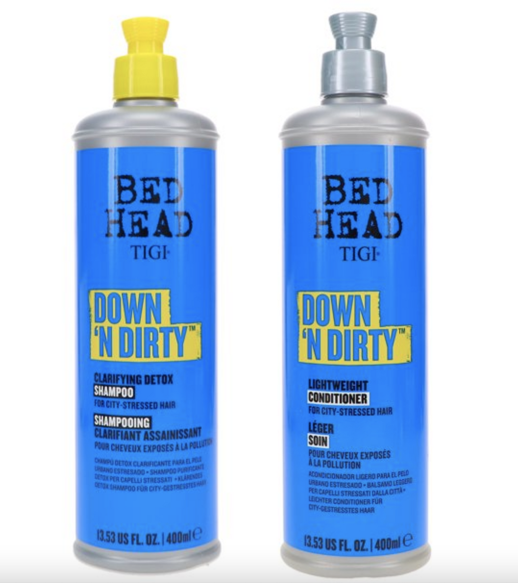 TIGI BedHead Down n Dirty Shampoo & Conditioner 20.29 oz Duo