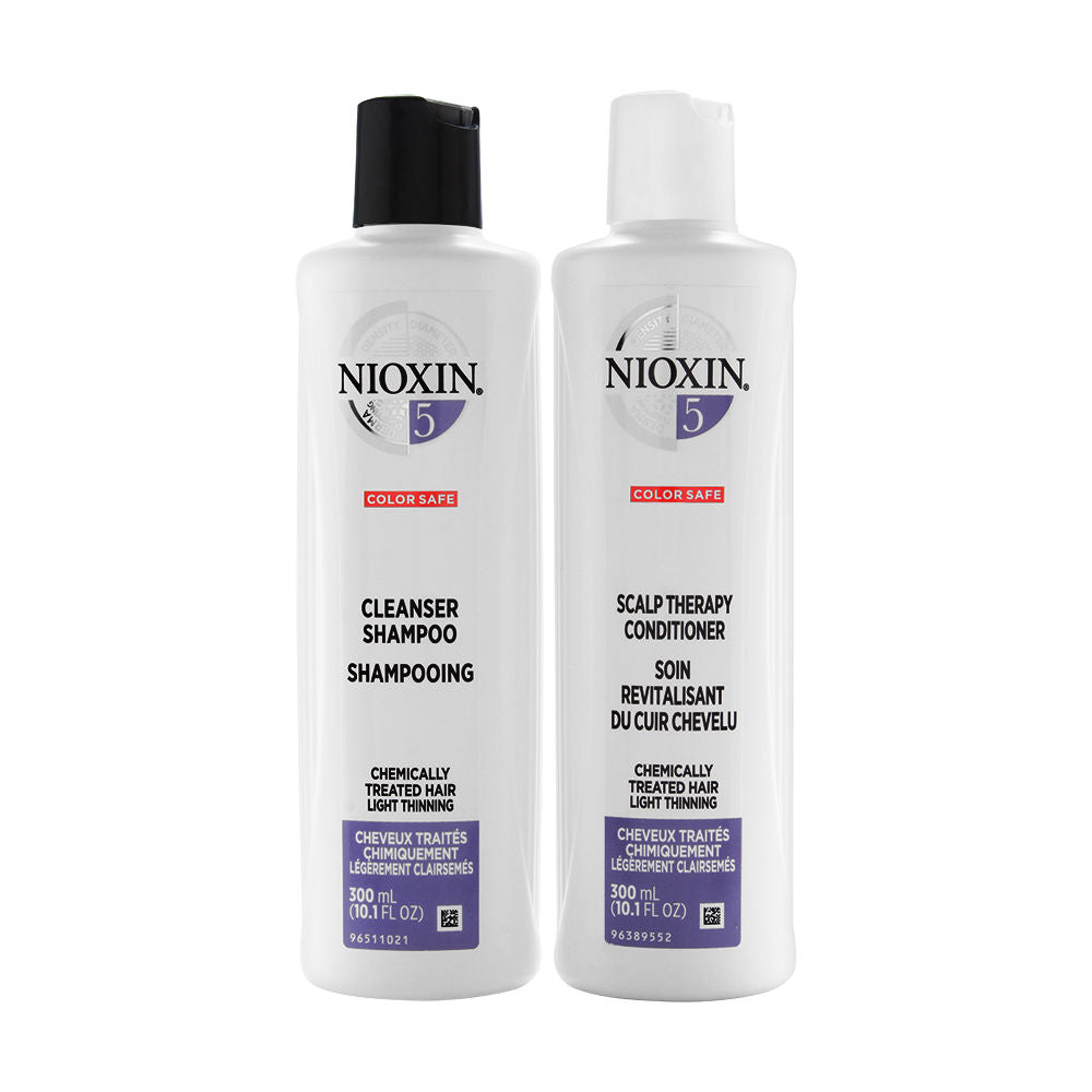 Nioxin System 5 Cleanser and Scalp Therapy Duo 10.1 oz
