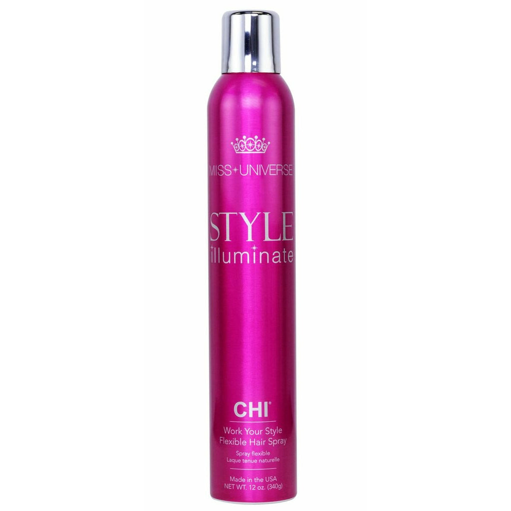 Chi Miss Universe Work Your Style Flexible Hair Spray 12 oz
