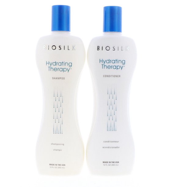 Biosilk Hydrating Therapy Shampoo And Conditione 12 oz duo