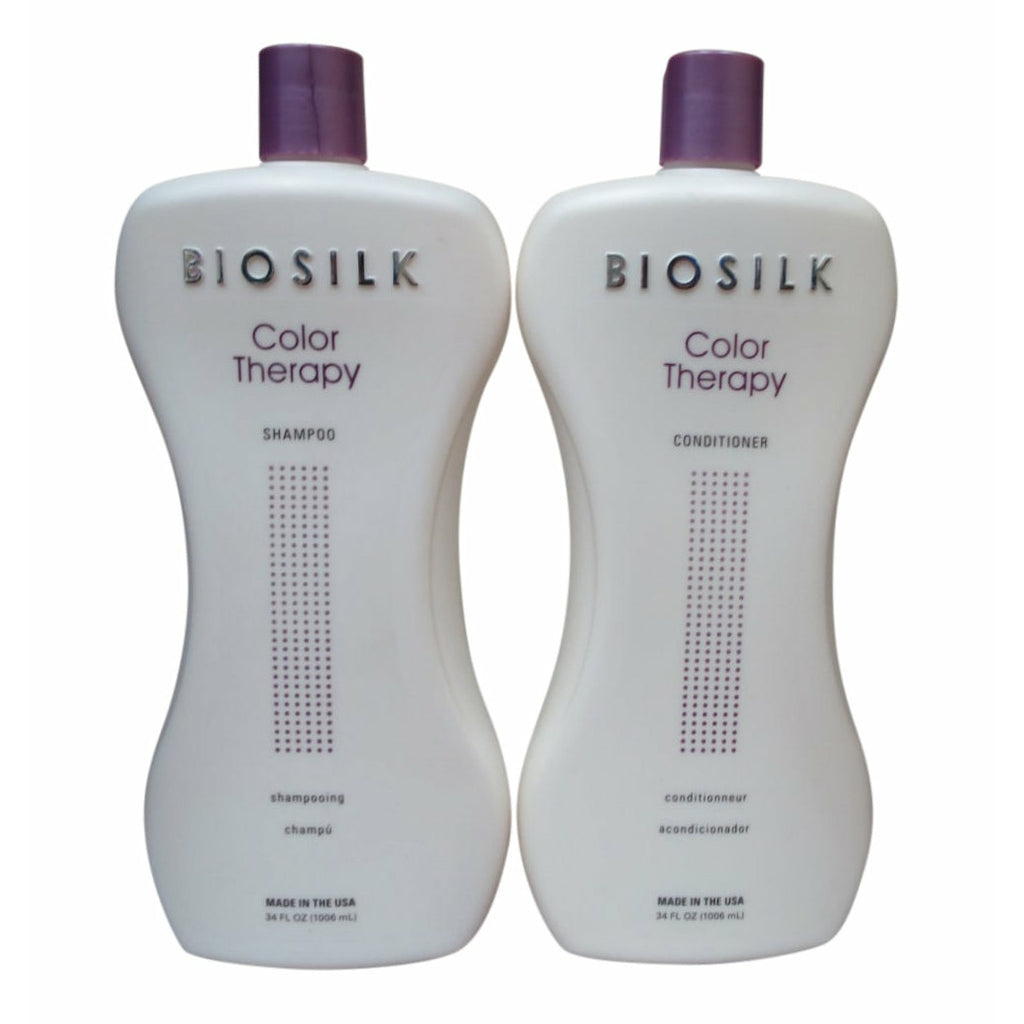 Biosilk Color Therapy Shampoo and Conditioner 34 oz Duo