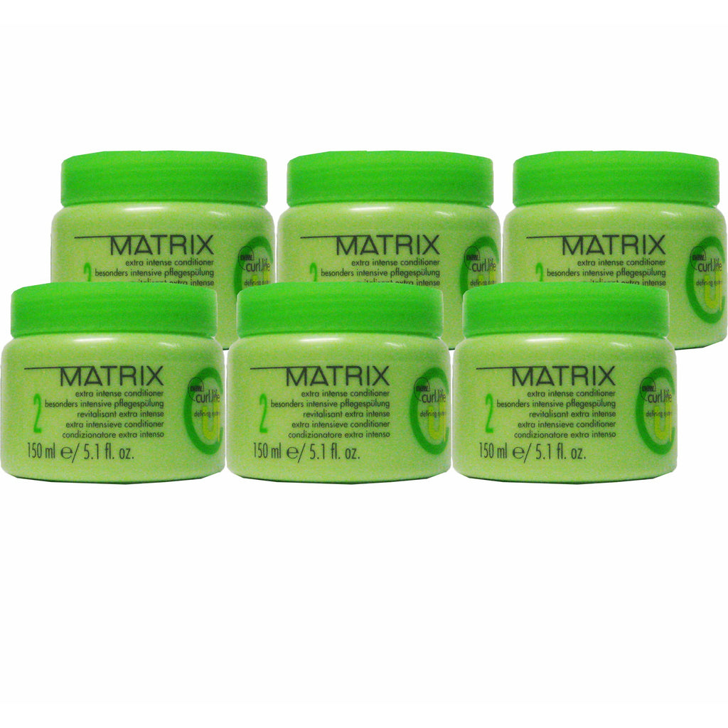 Matrix Curl Life Extra Intense Conditioner 5.1 oz Pack of 6