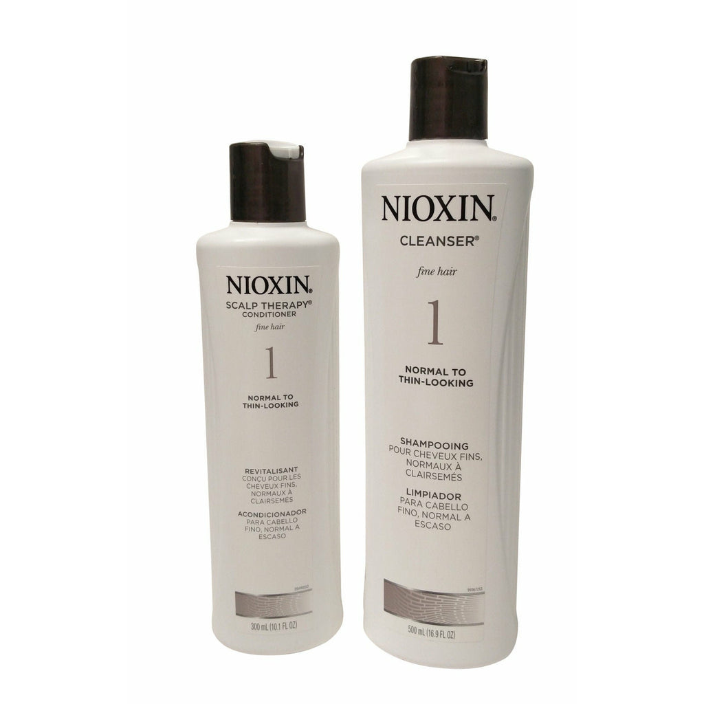 Nioxin System 1 Cleanser and Scalp Therapy Duo 16.9 / 10.1 oz