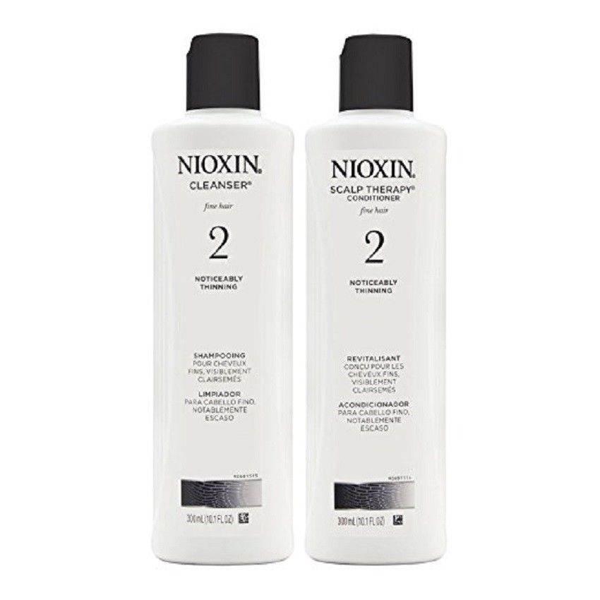 Nioxin System 2 Cleanser and Scalp Therapy Duo 10.1 oz