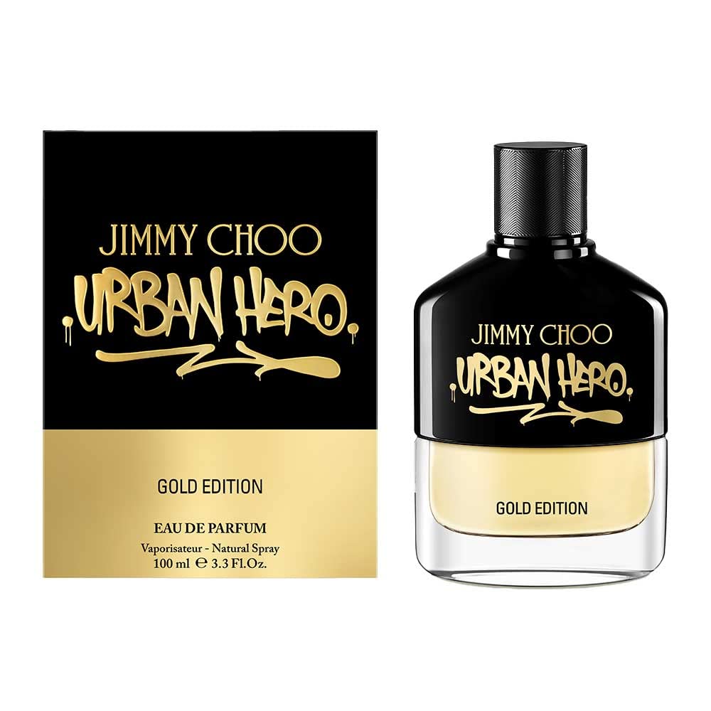 Jimmy Choo Urban Hero Gold Edition Eau de Parfum Men 3.3 oz Open Box ...