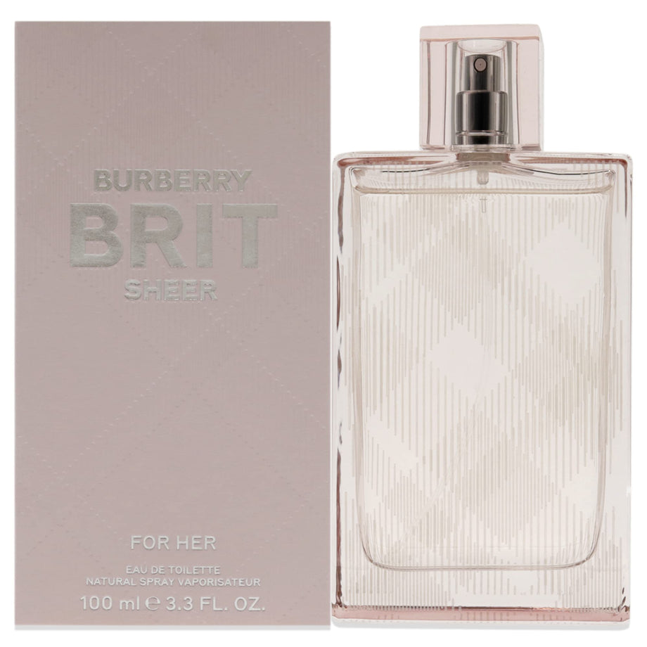 BURBERRY Brit Sheer Eau De Toilette For Her 1.6 Fl Oz Hair Care Beauty