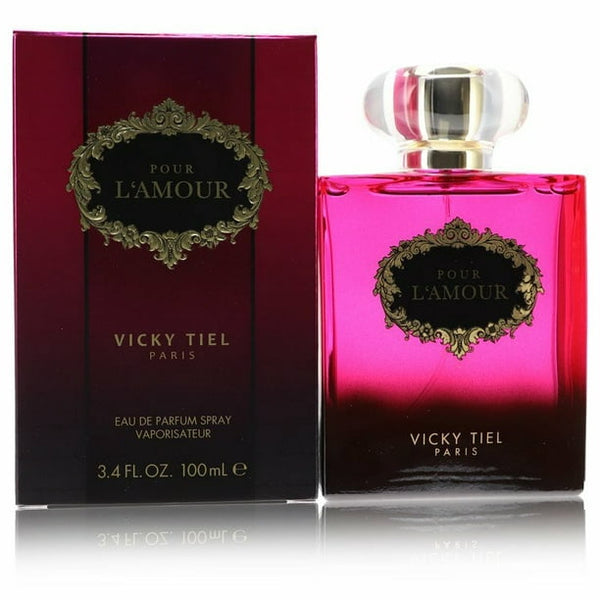 Vicky Tiel Pour L'Amour for Women Eau de Parfum Spray, Floral, 3.4