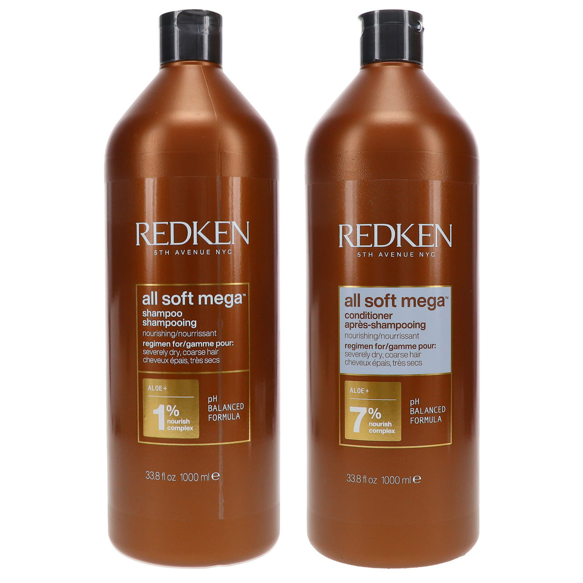 Redken All Soft Mega Shampoo & Conditioner Duo, 33.8 oz Hair Care