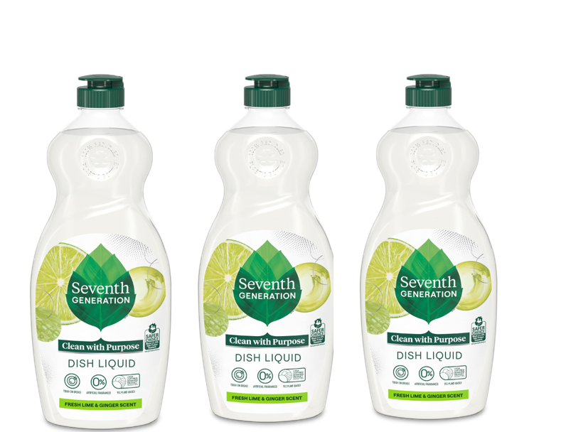 Seventh Generation Fresh Lime Ginger Scent Dishwashing Soap/Detergent ...
