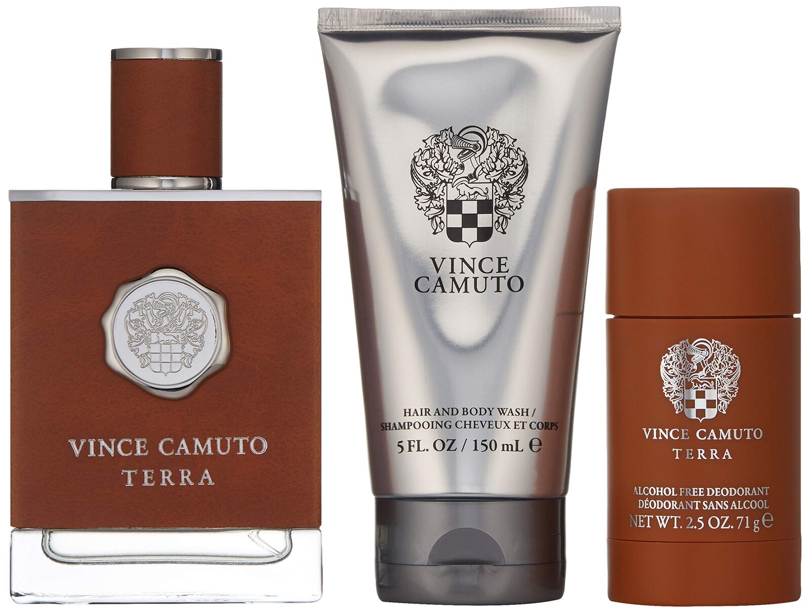 Vince Camuto Terra 3 PC Gift Set for Men – Hair Care & Beauty