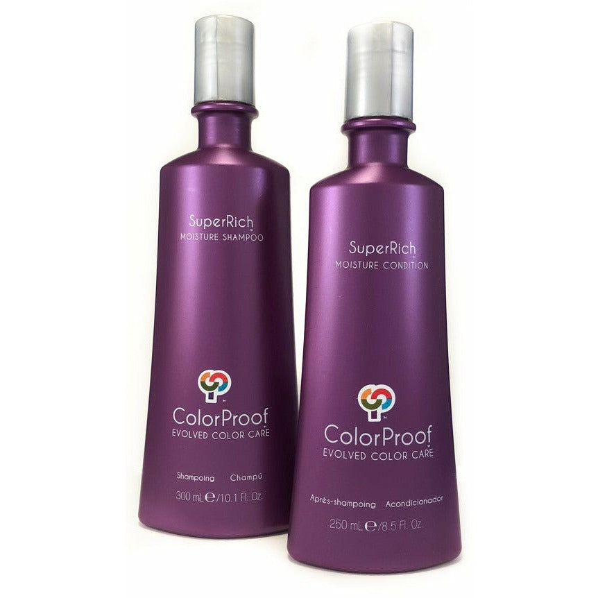Color Proof SuperRich Moisture Shampoo and Conditioner 10.1-8.5 DUO 