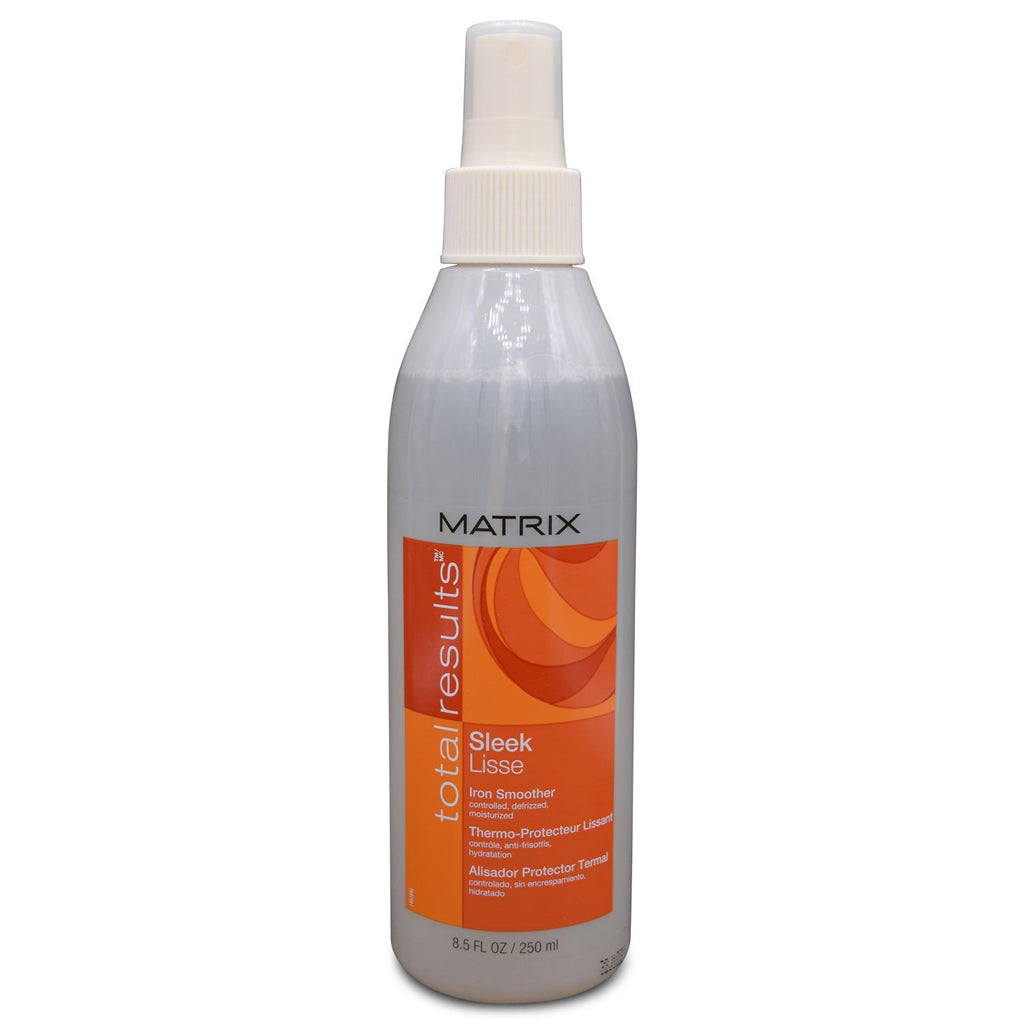 Matrix Total Results Sleek.Look Iron Smoother Defrizzing Leave-In Hairspray, 8.5 Fl Oz