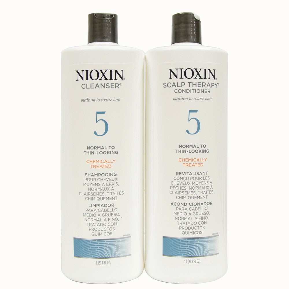 Nioxin System 5 Cleanser Scalp Therapy 33.8 oz Duo
