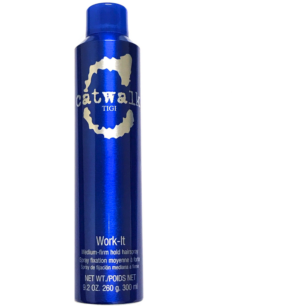TIGI Catwalk Work It Medium Firm Hold Hairspray 9.2 oz