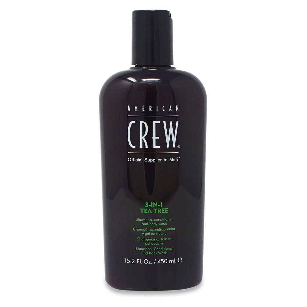 American Crew 3-in-1 Tea Tree Shampoo, Conditioner, Body Wash 15.2 oz