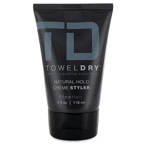 Towel Dry Natural Hold Creme Styler for Men 4 oz