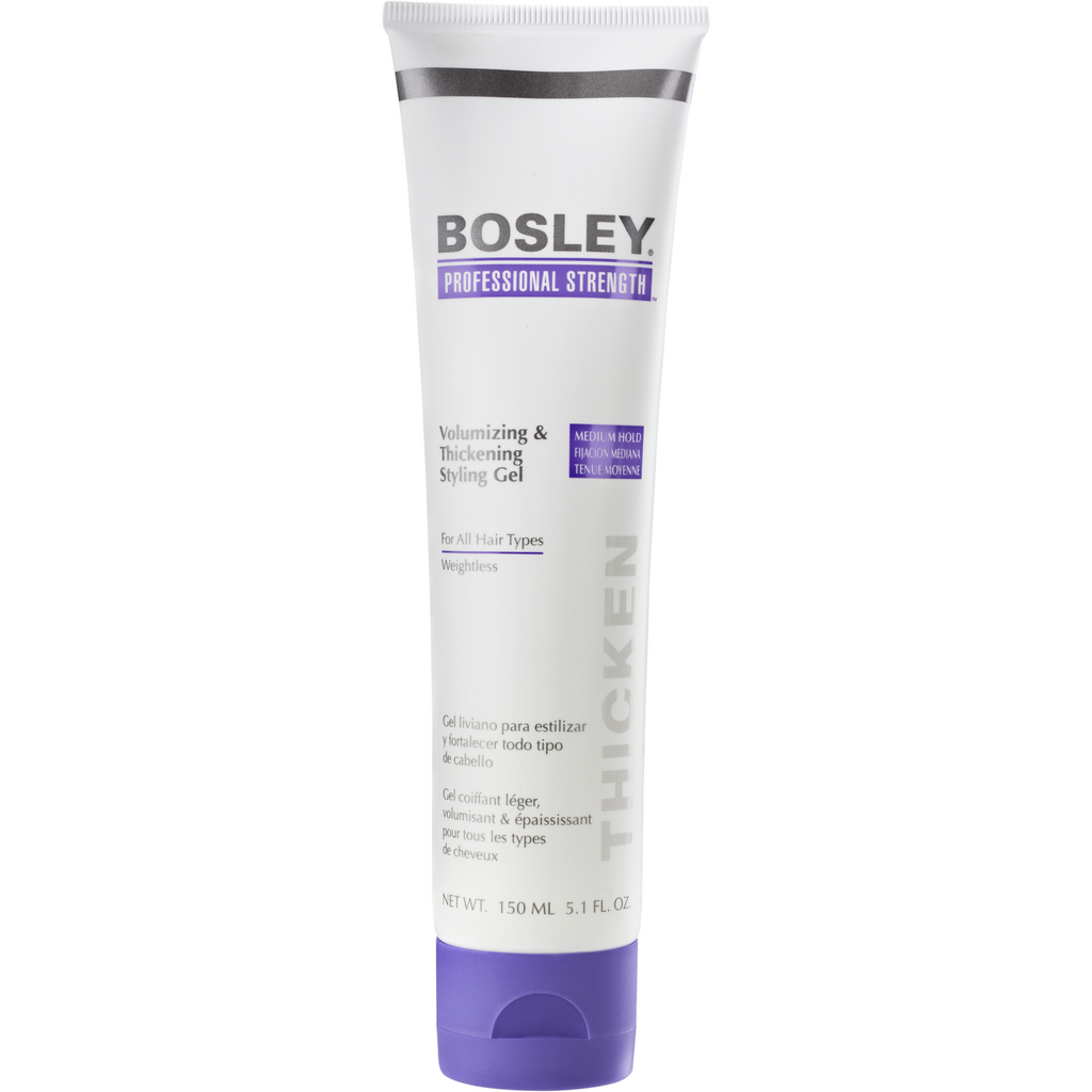 Bosley Volumizing & Thickening Styling Gel All Hair Types 5.1 oz