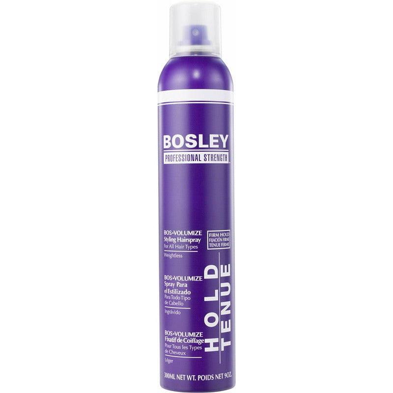 Bosley Volumizing Styling Hairspray Firm Hold 9 oz