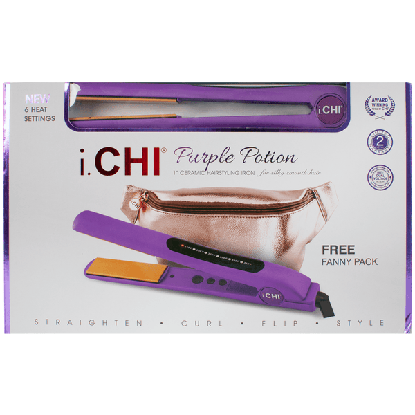 Purple glitter chi flat iron hotsell