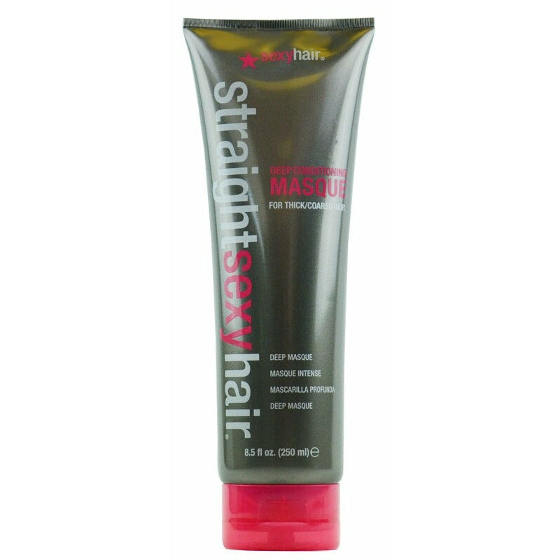 Straight Sexy Hair Deep Conditioning Masque - thick/coarse hair (8.5 oz)