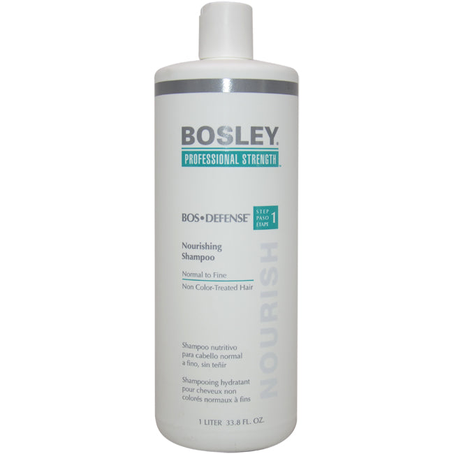 Bosley Defense Nourishing Shampoo for Normal to Fine Non Color-Treated Hair 33.8oz