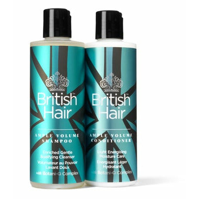 British Hair Ample Volume Shampoo and Conditioner Duo 8 oz