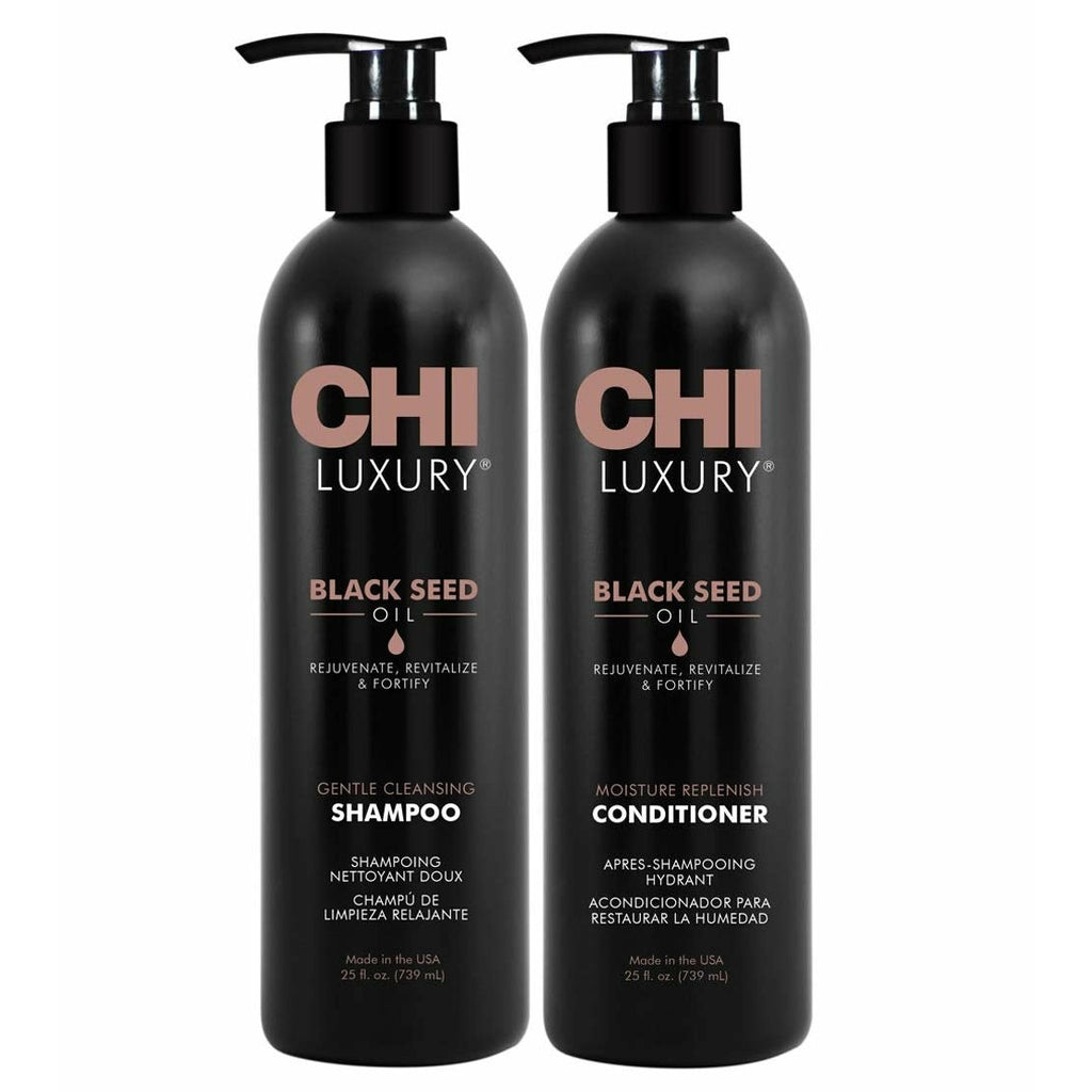 Chi Luxury Black Seed Oil Shampoo & Conditioner 25oz Duo 