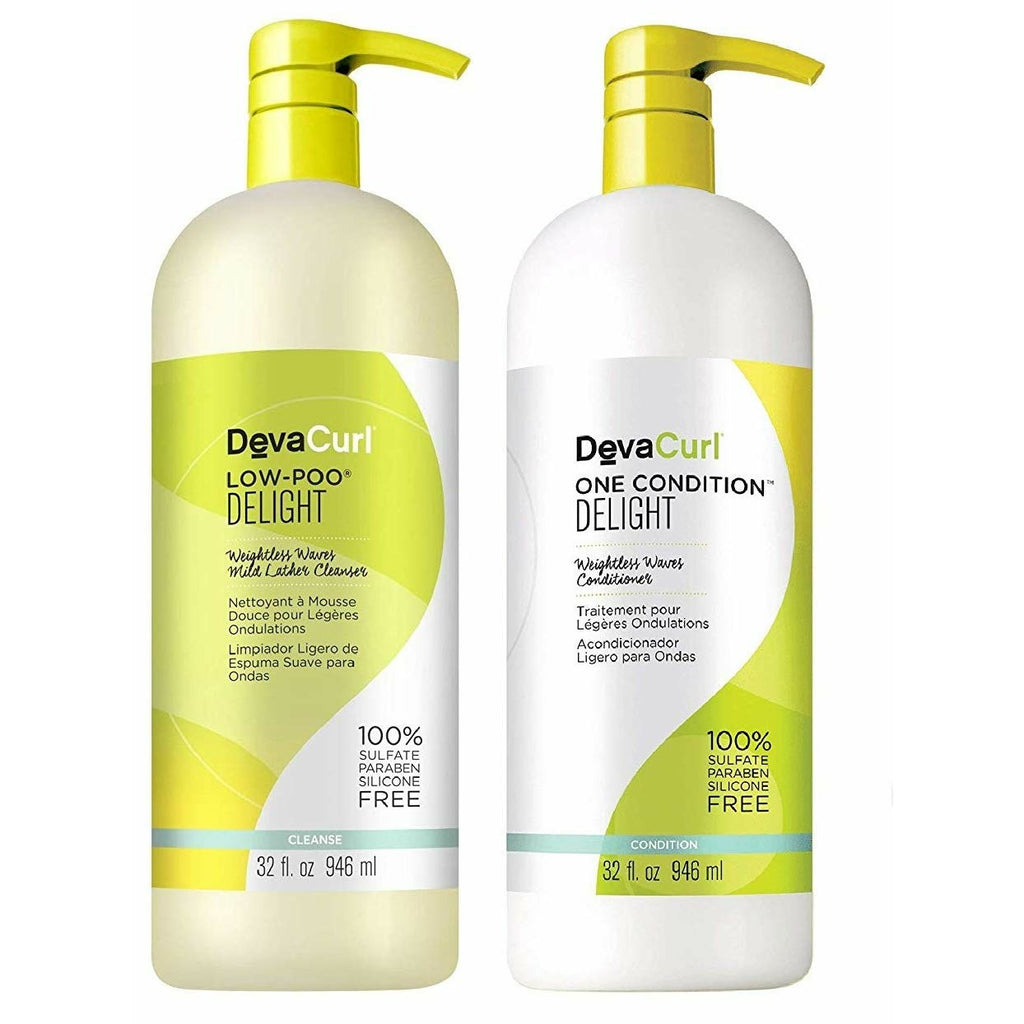 DevaCurl Low Poo Delight and One Condition Delight Duo 32 oz