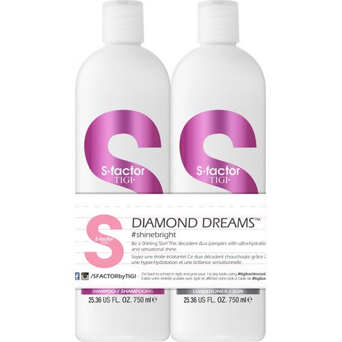 Tigi S Factor Diamond Dreams Shampoo Y& Conditioner Duo  25.36 OZ