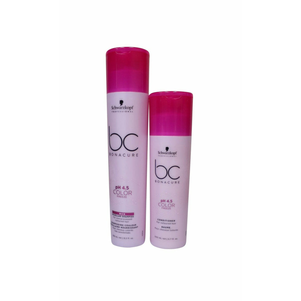 Schwarzkopf Bonacure Color Freeze Rich Shampoo 8.5oz & Conditioner 6.7oz  Duo