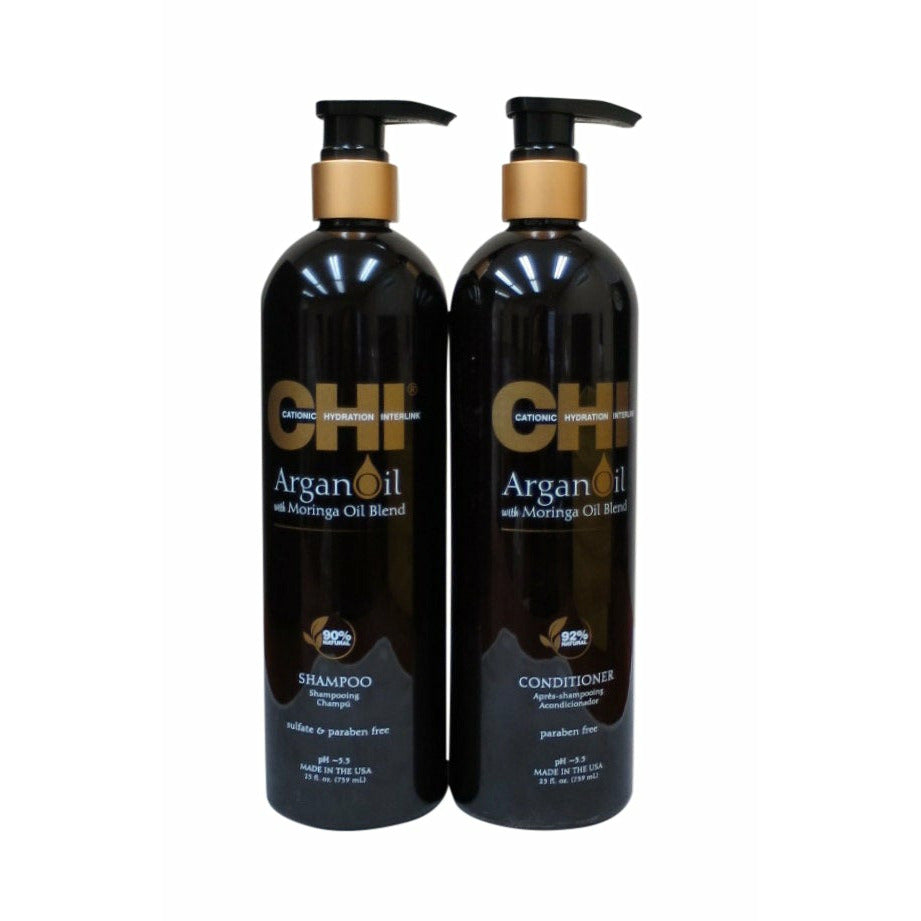 Chi Argan Oil Shampoo and Conditioner 25 oz Duo