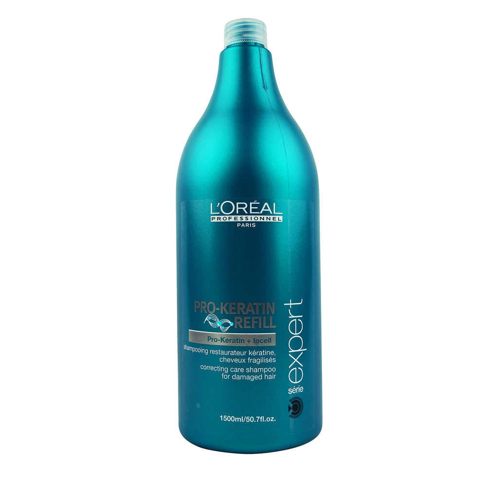 L'Oreal Professional Serie Expert Pro-Keratin Refill Correcting Care Shampoo, 50.7 oz. 1500ml