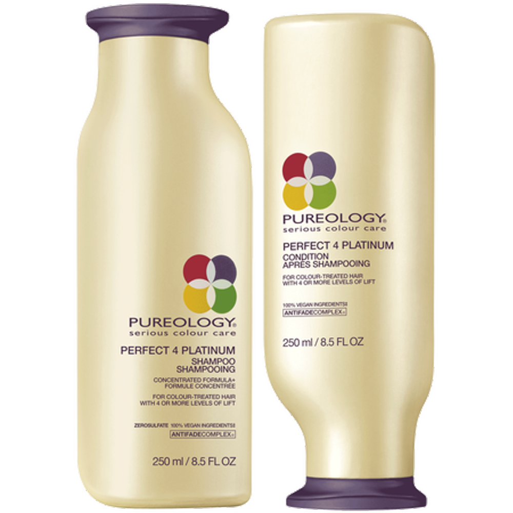 Pureology Perfect 4 Platinum Shampoo and Conditioner 8.5 oz