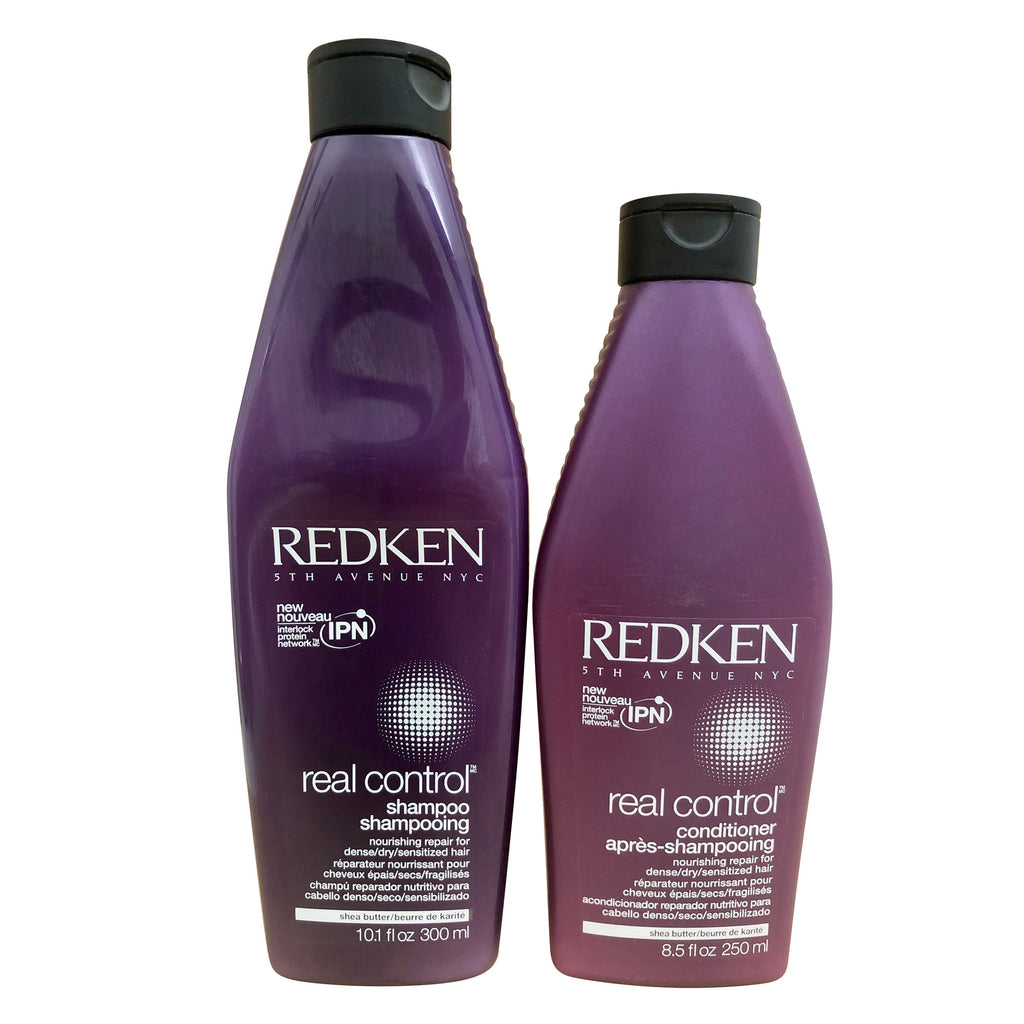 Redken Real Control Shampoo and Conditioner 10.1-8.5 oz Duo 