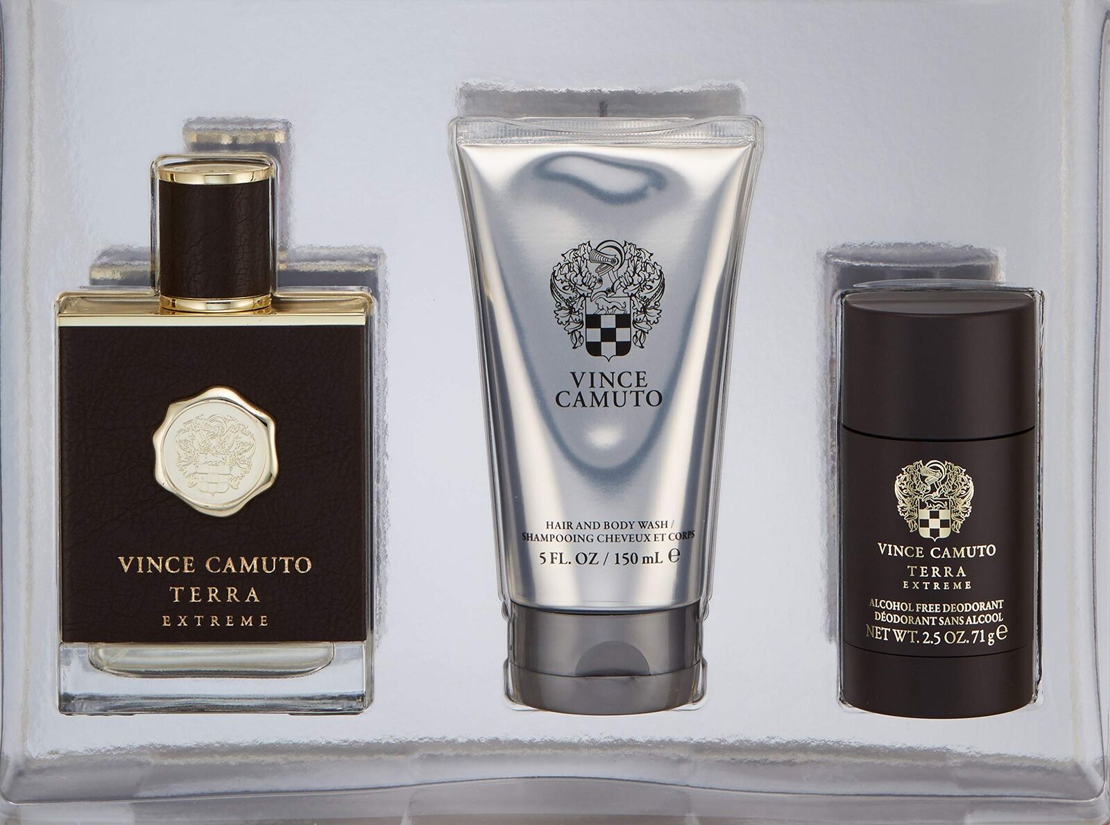 Vince Camuto Terra Extreme 3 Piece Gift Set – Hair Care & Beauty