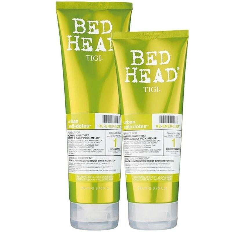 igi Bed Head Urban Anti-Dotes Re-energize Shampoo and Conditioner Duo 