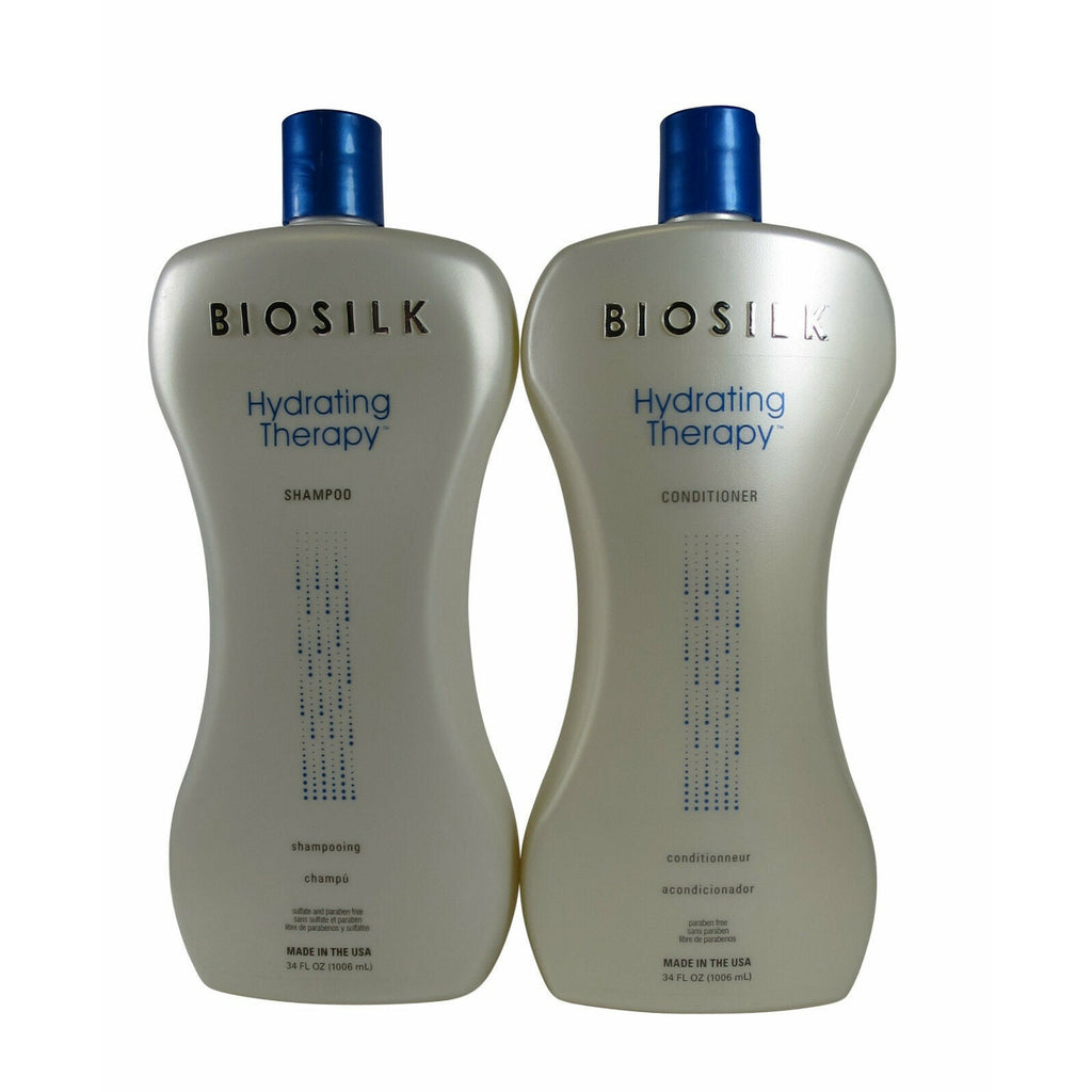 Biosilk Hydrating Therapy Shampoo And Conditioner Liter Duo 