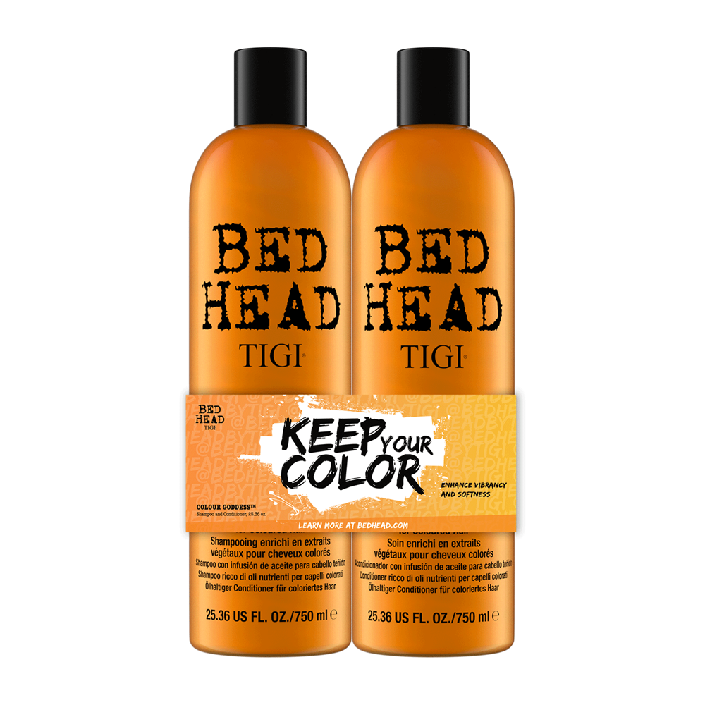 detail sy Optimal Tigi Colour Goddess Oil Infused Shampoo and Codnitioner 25.36 oz Duo – Hair  Care & Beauty
