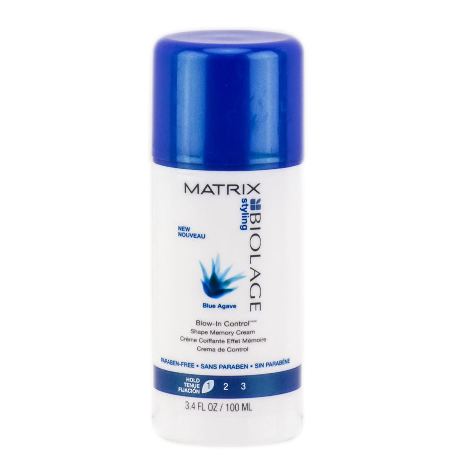 Matrix Biolage Blue Agave Blown In Control Shape Memory Cream 3.4 oz