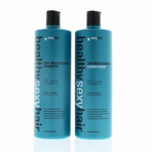 Healthy Sexy Hair Soy Moisturizing Shampoo and Conditioner 33.8 oz Duo