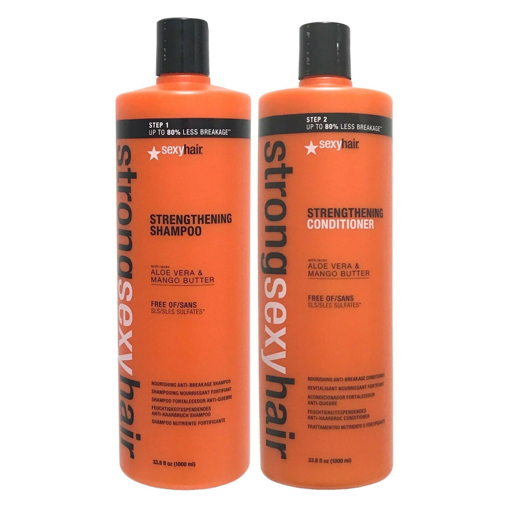 Strong Sexy Hair Strengthening Shampoo and Conditioner 33.8 oz Duo