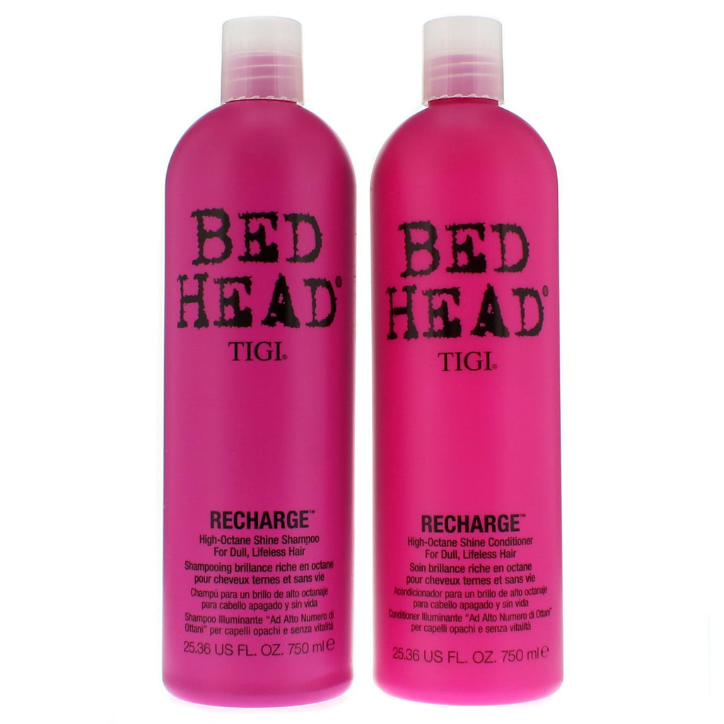 Tigi Recharge High Octane Shampoo and Conditioner 25.36 oz Tween Duo