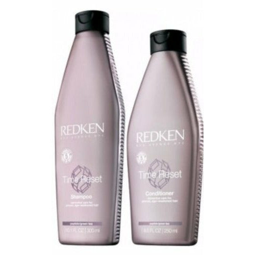 Redken Time Reset Shampoo and Conditioner Duo 10.1-8.5 oz 