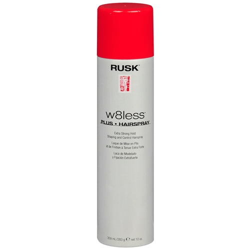 Rusk W8Less Plus Extra Strong Hold Hairspray 10 oz